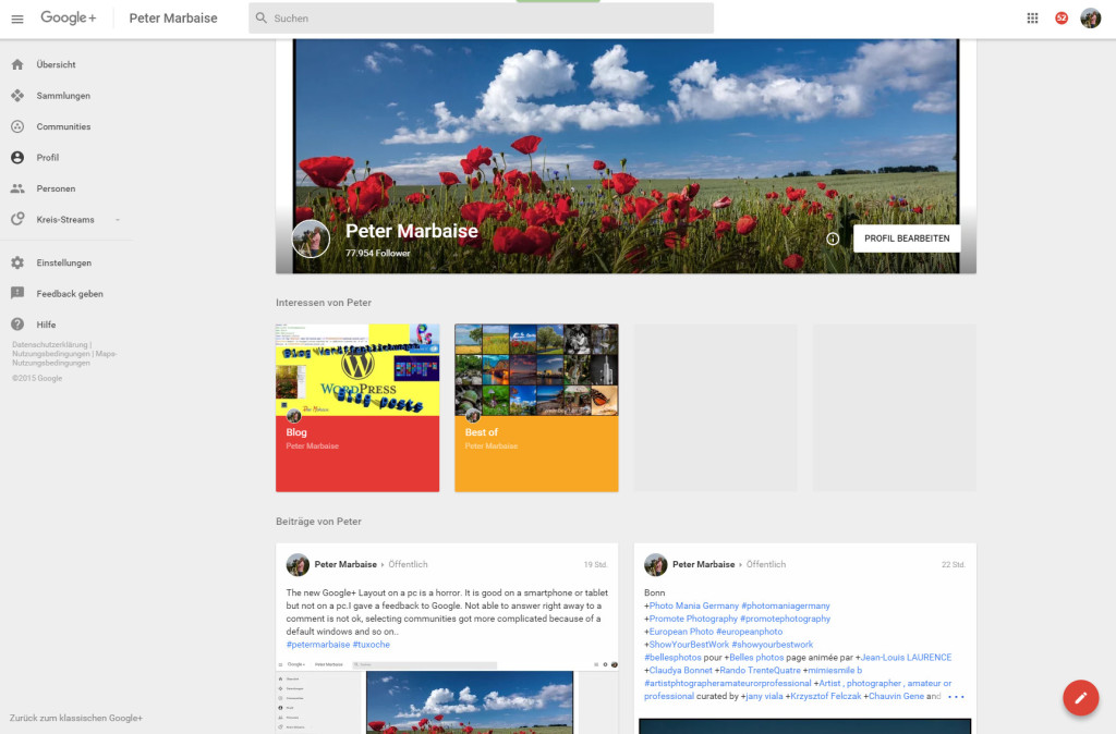 The new Google+