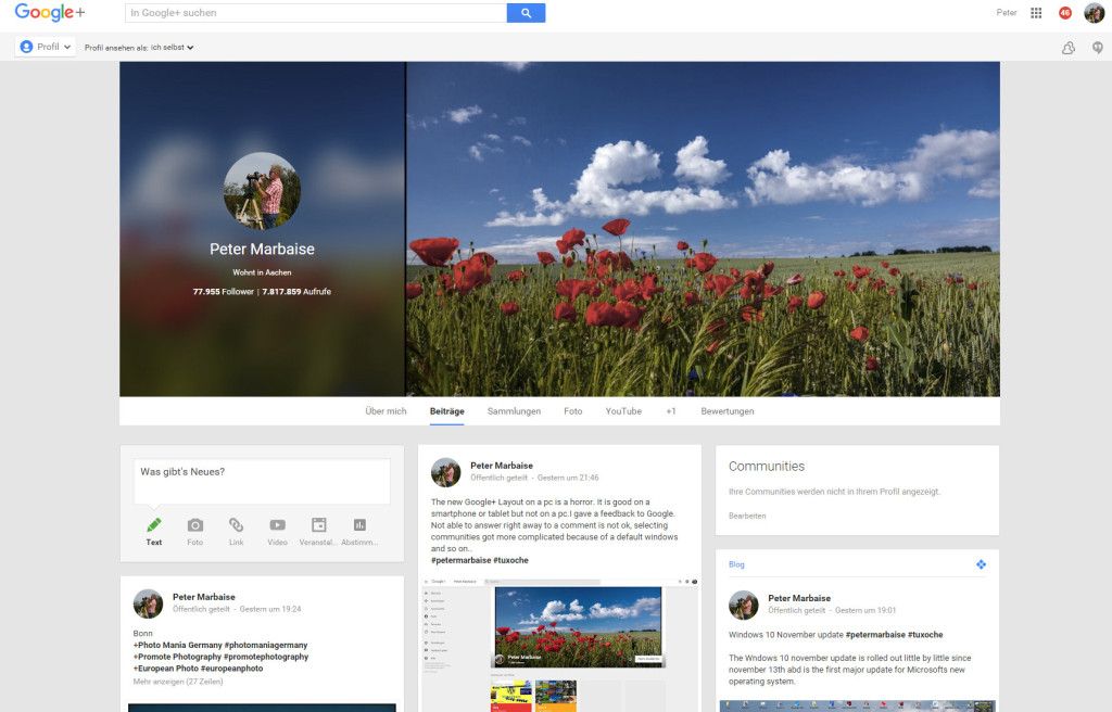 The new Google+