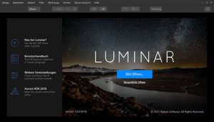 Luminar 2018 als Lightroom Alternative
