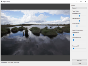 Canon DPP raw converter