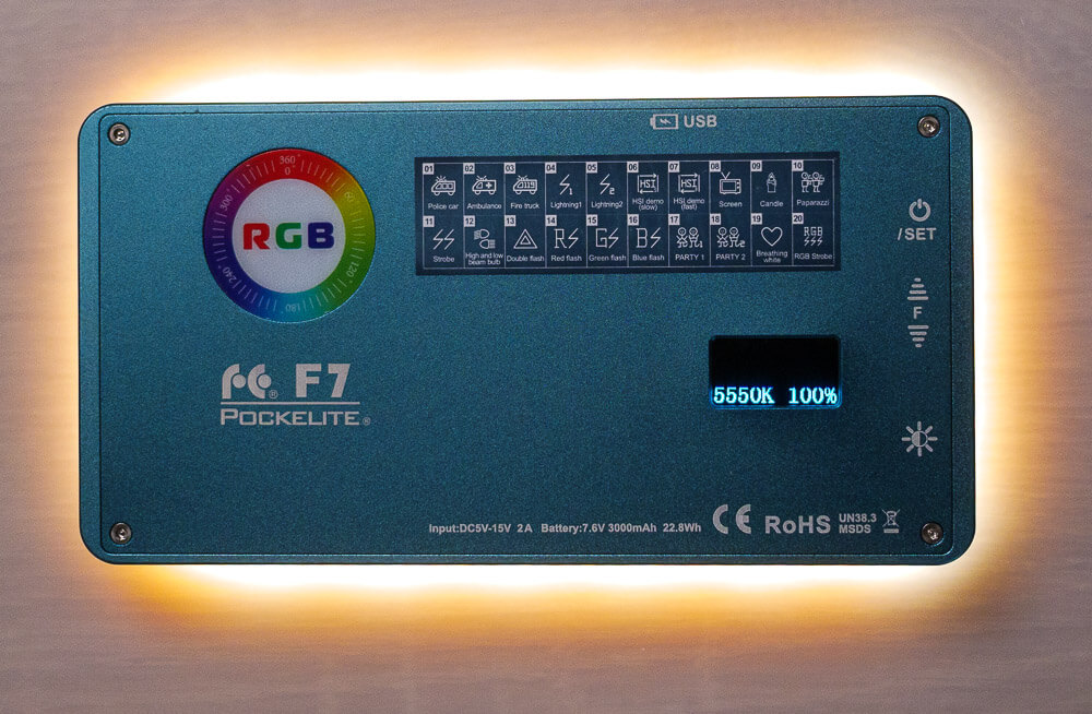 Falcon Eyes F7 RGB video light