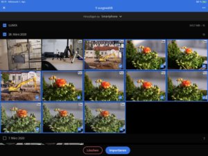 Lightroom CC und das iPad Air