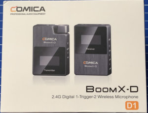 Wireless audio with the Comica Boom X-D