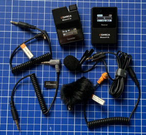 Wireless audio with the Comica Boom X-D