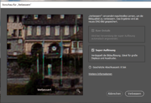Photoshop und und die SuperAuflösung