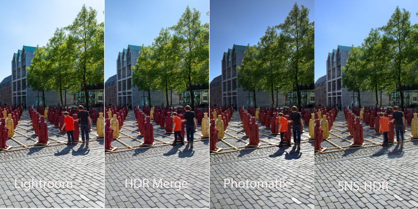 Vergleich der HDR Tools HDR Merge, Lightroom, Photomatix und SNS-HDR