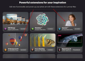 Upscale AI und Remove Background für Luminar NEO