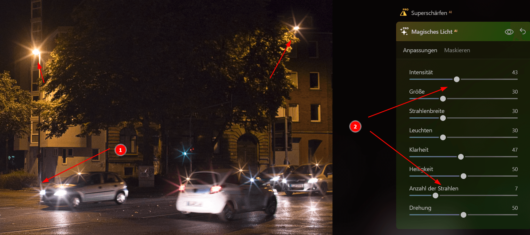 Luminar NEO mit der Magic Light Erweiterung
