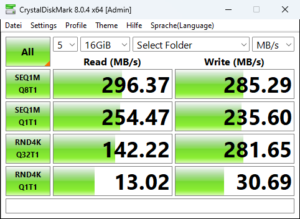 2.5 GB Netz und Probleme mit Linux