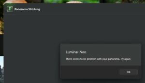 Luminar Neo Beta mit Ausblick auf die Panorama Funktion