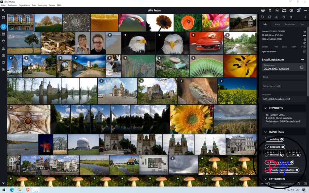 Mylio Photos ein kostenloser Foto Editor