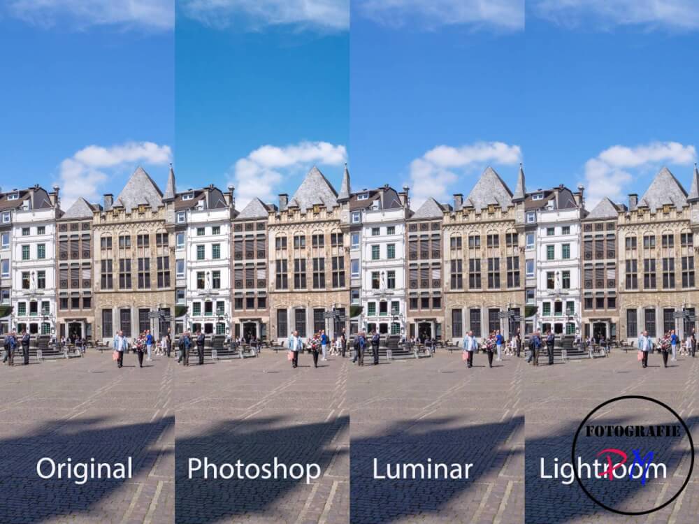 Photoshop Superzoom Filter im Vergleich zu Luminar und Lightroom Classic