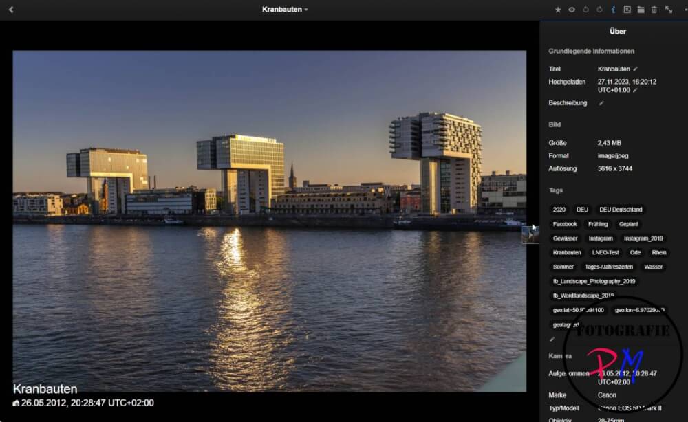 Lycheee eine webbasierte Photomanagement Software