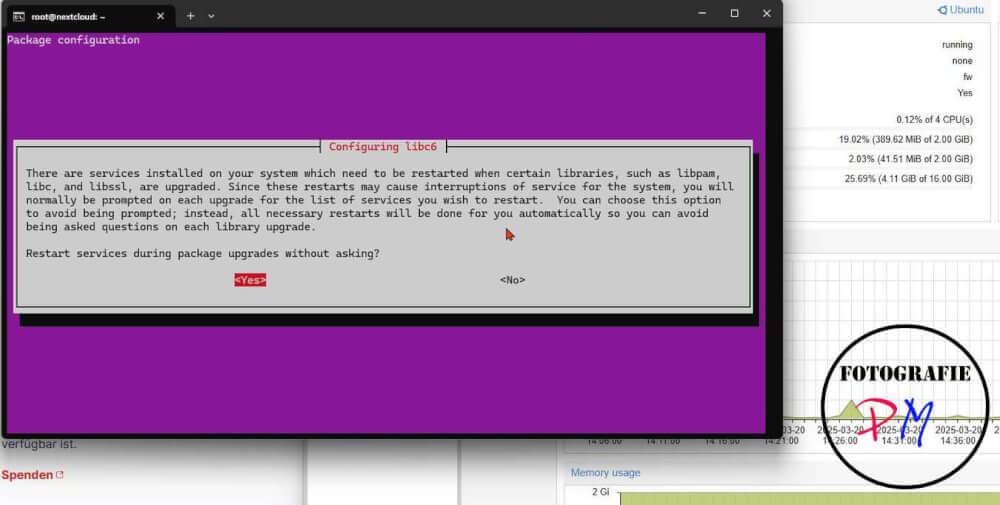 Ubuntu Upgrade on a Nextcloud instance