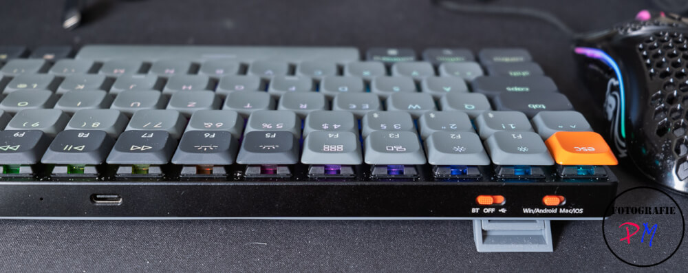 A mechanical keyboard the Keychron K3