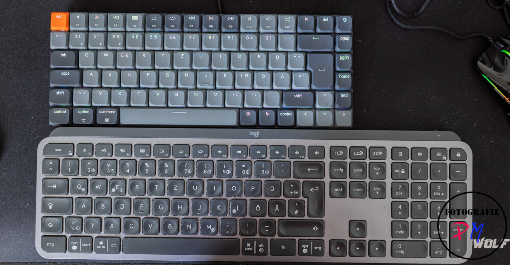 A mechanical keyboard the Keychron K3