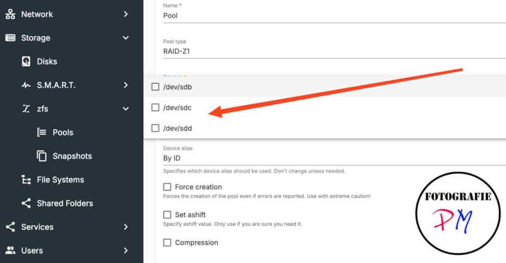 Openmediavault with ZFS filesystem