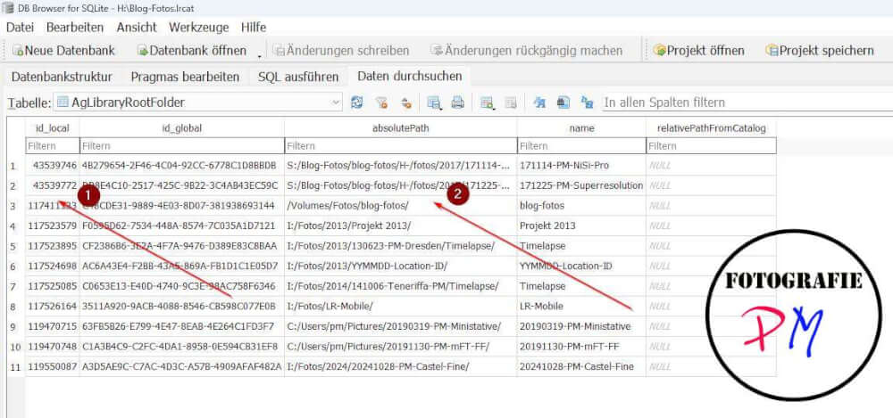 Lightroom Classic Wechsel zwischen MacOS und Windows