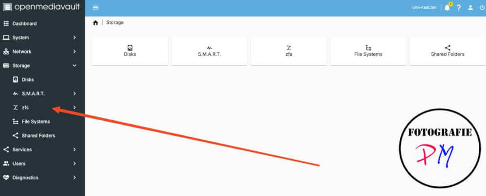 Openmediavault with ZFS filesystem