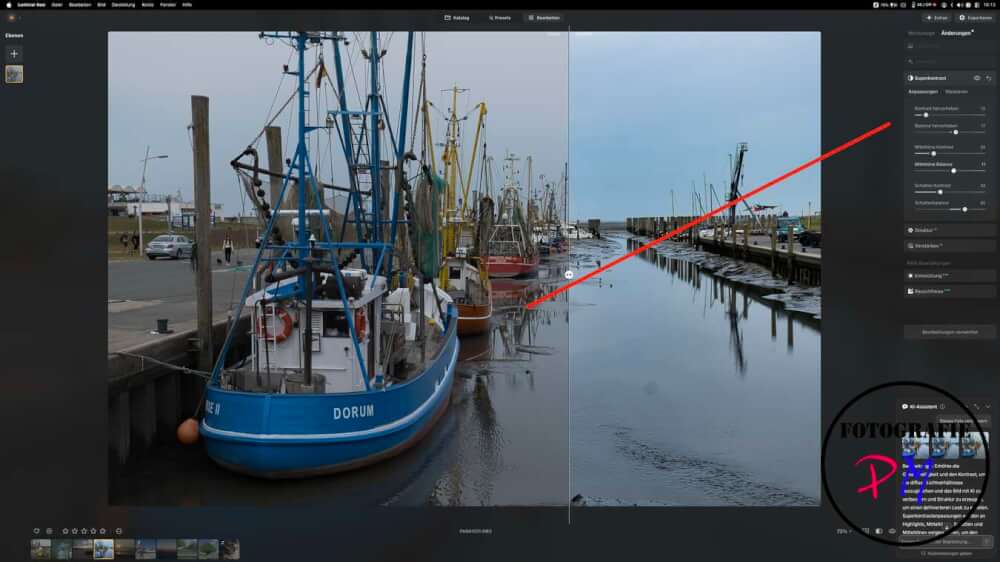 Luminar NEO Bildbearbeitung mit AI-Unterstützung