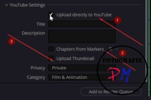 Automatisch Videos nach Youtube hochladen mit DaVinci Resolve