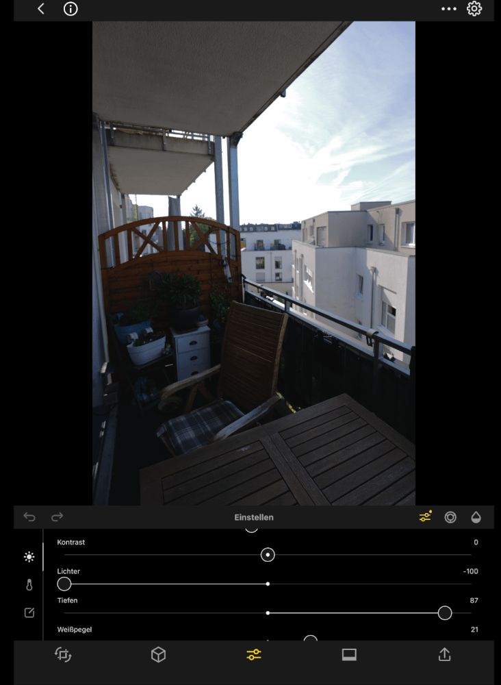 RAW Bearbeitung mit der Lumix LAB APP