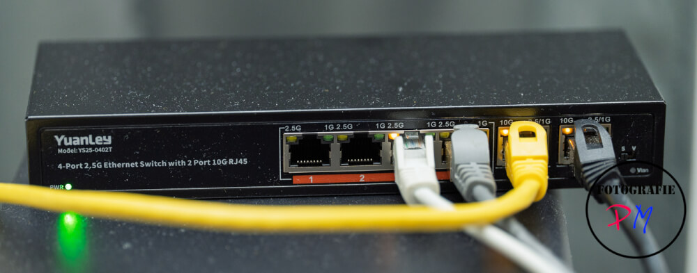 YuanLEy Switch mit 2.5 und 10GBit Ports
