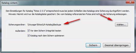 Datensicherung Windows und Lightroom